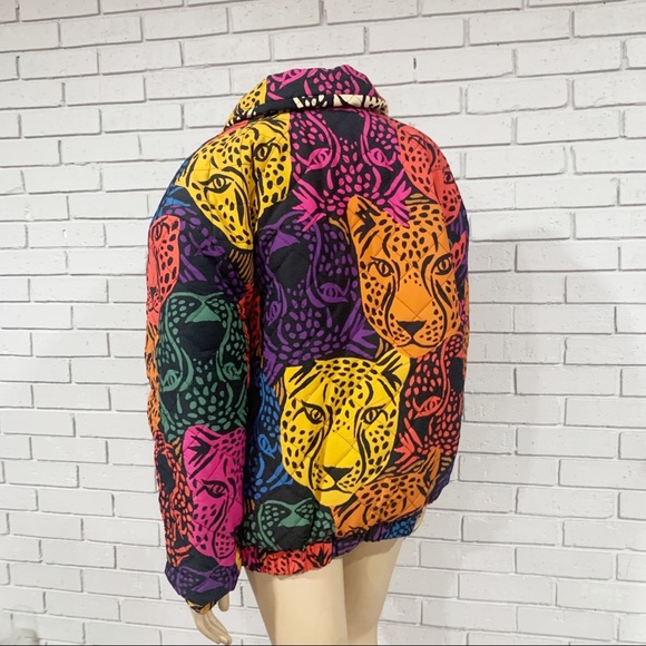FARM Rio Colorful Animal Print Puffer Jacket - Picture 5 of 10
